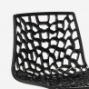 Verstelbare design barstoel met mat zwart onderstel Grand Soleil Spider Matt 
