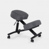 Ergonomische kniestoel van stof en metaal Balancesteel Lux  Karakteristieken