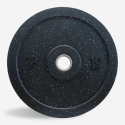 2 x 10 kg schijven rubber gewichten crosstraining Olympische halterstang Bumper HD Dot Aanbod