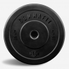 2 x rubberen schijven gewichten van 5 kg olympische halter gym Bumper Training Aanbod