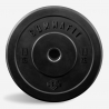 2 x rubberen schijven gewichten van 10 kg olympische halter gym Bumper Training Aanbod
