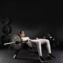 2 x rubberen schijven gewichten van 10 kg olympische halter gym Bumper Training Catalogus