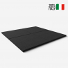 Rubberen schokbestendig vloermat beschermende tegel gym 1x1m Fit Square Catalogus