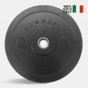 2 x 15 kg Olympische schijven lange halter crosstraining rubber Bumper HD Italy Verkoop