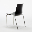 Buitenset 4 stoelen modern design tafel 70x70cm rond staal Remos 