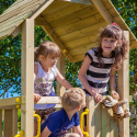 Kinderspeeltuin houten torentje met glijbaan Carol-1 Kortingen