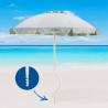 GiraFacile strandparasol Apollo van 220 cm met uv-bescherming 
