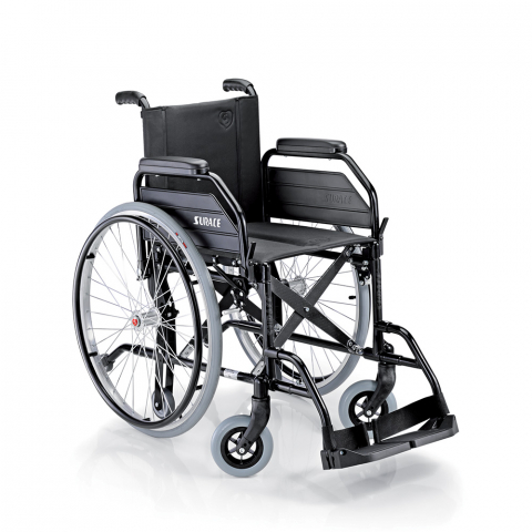 Lichtgewicht opvouwbare rolstoel voor oudere gehandicapten Levis Surace