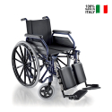 Zelfrijdende opvouwbare rolstoel voor gehandicapten ouderen met beensteunen 500 Surace Verkoop