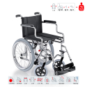 Compacte opvouwbare rolstoel voor gehandicapten en ouderen  Panda Surace Aanbod