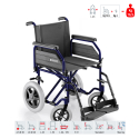 Lichtgewichte rolstoel voor gehandicapten en ouderen met beensteun transit 200 Surace Aanbod