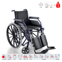 Opvouwbare rolstoel voor gehandicapten en ouderen met beensteun 500 Large Surace Aanbod