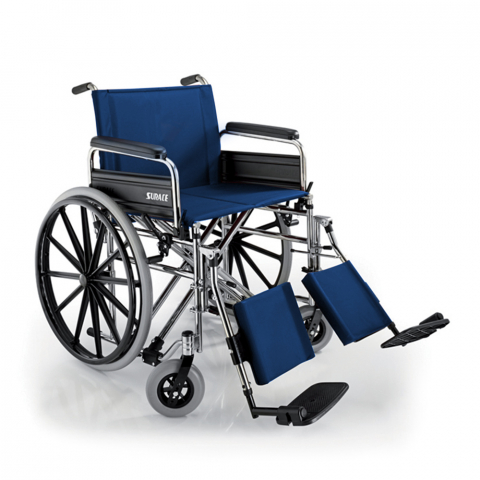 Opvouwbare zelfrijdende bariatrische rolstoel voor gehandicapten met beensteunen 500 Bariatric Surace Aanbieding