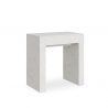 Uitschuifbare console 78x47-299cm wit houten eetkamertafel Allin Aanbod