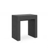Uitschuifbare eettafel console 78x47-299cm antraciet Allin Report Aanbod
