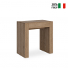Entree console uitschuifbare eettafel 78x47-299cm hout Allin Oak Verkoop