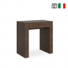 Entree console tafel uitschuifbaar 78x47-299cm houten eetkamer Allin Noix Verkoop
