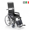 Zelfrijdende rolstoel voor gehandicapten en ouderen met beensteun rugleuning 600 Surace Verkoop