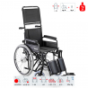 Zelfrijdende rolstoel voor gehandicapten en ouderen met beensteun rugleuning 600 Surace Aanbod