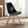 Set van 20 stoelen Goblet in Scandinavisch design met kussen 