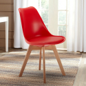 Set van 20 stoelen Goblet in Scandinavisch design met kussen Prijs
