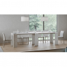 Uitschuifbare console 78x47-299cm wit houten eetkamertafel Allin Voorraad