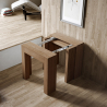 Entree console uitschuifbare eettafel 78x47-299cm hout Allin Oak Korting