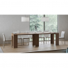 Entree console uitschuifbare eettafel 78x47-299cm hout Allin Oak Voorraad
