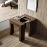 Entree console tafel uitschuifbaar 90x47-299cm houten eetkamer Allin Noix Korting