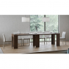 Entree console tafel uitschuifbaar 78x47-299cm houten eetkamer Allin Noix Voorraad