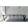 Uitschuifbare console 90x40-300cm modern design houten tafel Diago Noix Kortingen