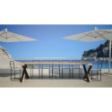 Uitschuifbare entreeconsole 90x40-300cm modern design tafel Diago Nature Kortingen