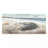 Landschap Schilderij zee natuur handgeschilderd op canvas 110x50cm Boat Verkoop