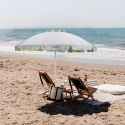 GiraFacile strandparasol Apollo van 220 cm met uv-bescherming 