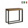Uitschuifbare eetkamer console tafel 90x40-300cm hout legno Elettra Fir Verkoop