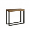 Uitschuifbare eetkamer console tafel 90x40-300cm hout legno Elettra Fir Aanbod