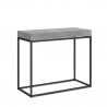 Modern design uitschuifbare consoletafel 90x40-300cm grijs Nordica Concrete Aanbod