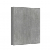 Tweepersoonsbed 160x190cm uitschuifbare grijze wandkast Kentaro Concrete Korting