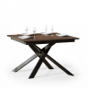 Moderne houten uitschuifbare design eettafel 90x120-180cm Ganty Wood Aanbod