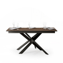 Uitschuifbare design eettafel 90x160-220cm modern hout Ganty Long Wood Aanbod