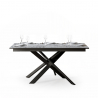 Uitschuifbare eettafel 90x160-220cm modern marmer design Ganty Long Marble Aanbod
