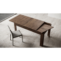 Uitschuifbare design eettafel 90x120-180cm modern hout Bibi Wood Kortingen