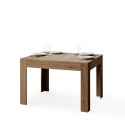 Uitschuifbare houten tafel 90x120-180cm eetkamer keuken Bibi Oak Aanbod
