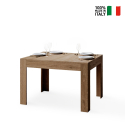 Uitschuifbare houten tafel 90x120-180cm eetkamer keuken Bibi Oak Verkoop
