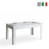 Uitschuifbare witte tafel 90x160-220cm  keuken eetkamer Bibi Long White Verkoop