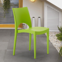 Moderne stapelbare stoelen in polypropyleen voor thuis en horeca Paris Verkoop