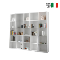 Wit modern design wand boekenkast woonkamer kantoor Trek 5 Verkoop