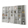 Moderne witte design wand boekenkast woonkamer kantoor Trek 7 Aanbod