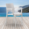 Set van 24 Grand Soleil polypropyleen stoelen met armleuningen Paris Arm Aankoop