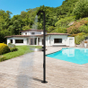 Douche binnen buiten tuin zwembad dubbele mengkraan douche Alghero Afmetingen